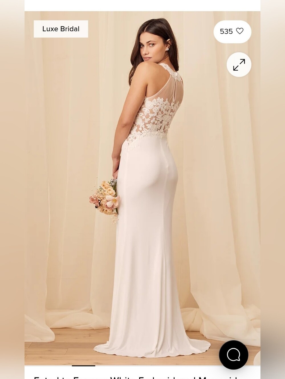 Fated to Forever White Embroidered Mermaid Maxi Dress